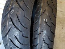 Dunlop American Elite's , front and rear.