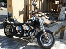 Along the boardwalk we came across this Harley. It is only the second one we have seen on the island since we arrived.