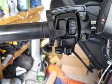 Here is a photo of it attached.  I mounts easily to the OEM bracket and screws.  Please don't mind the mess as I am in the middle of a bathroom remodel!