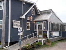 Day 9 - The “Blue Mussel” restaurant on the north Rustico pier where we had dinner. Was a 1-1/2 hour wait but it was well worth it!