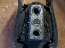 Old front mirror mount. 