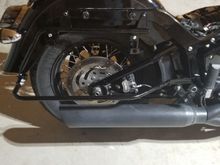 Here it is with the Bagger tail bracket installed.