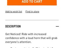 HD's website, says loud horn comes stock on all 2014 up touring 