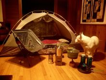 Camping and food go hand in hand... I was working on my setup last weekend.