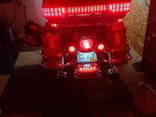 Replaced tourpack light and that ugly turn signal bar lights