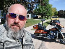 Nicer today than yesterday, so it was another ride day.
