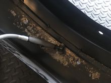 Dealing with surface rust inside my rear fender