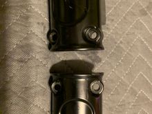 Road Glide Perch Clamps. Has some marring on both sides from where I had a phone mount bolted to. 

$50 Shipped