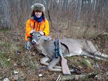 Ellee Kay’s first deer. She is 11 year old daughter of my daughter in laws friend. She is like a little sister of my granddaughters. 