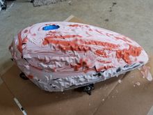 Gas tank after 15 mins with acid peel