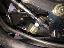 Junction block had to be mounted one bolt forward of original location, plenty of clearance, no rubs etc...