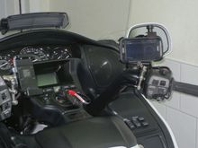 This the Otterbox with Otterbox clamp mounted on My 2016 GL1800.