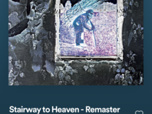 Phone playing Spotify 
