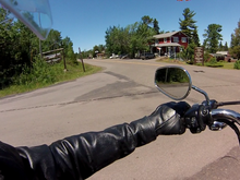 Entering Copper Harbor
