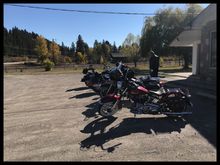 Bull River Inn. He makes some of the best hamburgers anywhere. We where not the only Riders out and about today. 