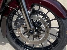 HD wrapped fender on 19, paint is flawless as well. 