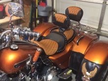 2015 freewheeler with custom seat and fender bras