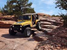 There were plenty of rocks to traverse. 