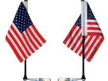 If you have to buy the Flag Staff, these from J&P are what I use and they are not tooooooooo expensive. They are the ones intended to mount to the LP, but that was not convienent on my bike.