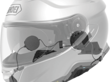 This helmet is ready-made for the SENA SRL2 communication system.
