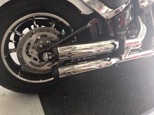 S&S Slip On CA compliant high flow muffler.