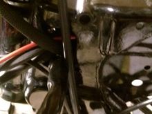 This is the mess of wires that comes out of the neck on the left side.