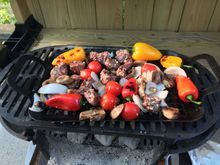 Supper is cooking. Wonderful day in the northland today. High of 81.