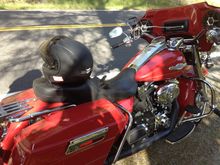 red bike