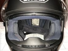 Close up of breath guard