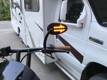 What the running light looks like, it's a piece of crap Chinese amazon score.