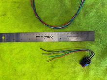 Original bend from zip tie