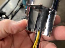 Just a short piece of heat shrink for the extra toughness 