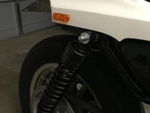 Mounted the rear signal lights.