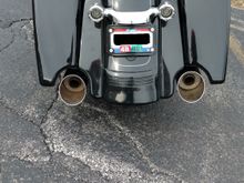 Cleaned up the rear end with Arlen Ness rear facia and Jackpot slash ups, 