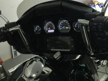 This shows the height at the corners...your hands will be just about even with the top of the fairing- but the wind isn't much of an issue.