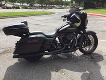 How she stands almost 2 years later, just missing my highway pegs.