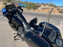 San Diego Bar Bag and Edward Richie Stainless Steel Sissy Bar