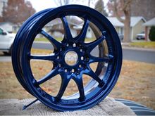 Option 2 Gloss blue metallic. 