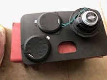 front speakers and grills