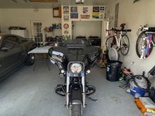 Before passing lamps