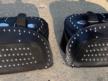 Left, after HD leather conditioner