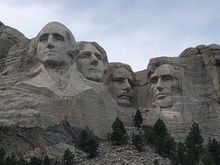 Incredible seeing Mt. Rushmore in person - a lot smaller than I thought it would be.