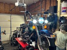 Next day put the clear headlights on