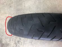 Another angle of the bulging