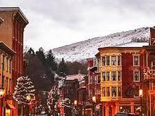 Jim Thorpe Pa. in the old coal country. Its the gateway to the Pocono mountains.