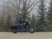 The wife on Int'l Women's Ride Day 2017 (before we could afford to get her own scoot)...nothing sexier than a woman who rides, especially one who easily handles a Stage 3 103 for her training platform