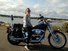 My daughter on the '99 Springer
