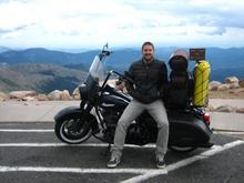 The top of Mt Evans, CO.