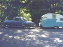 my old chevy and trailer. both stolen feb 2007