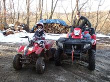 4-wheelin with the grandson...